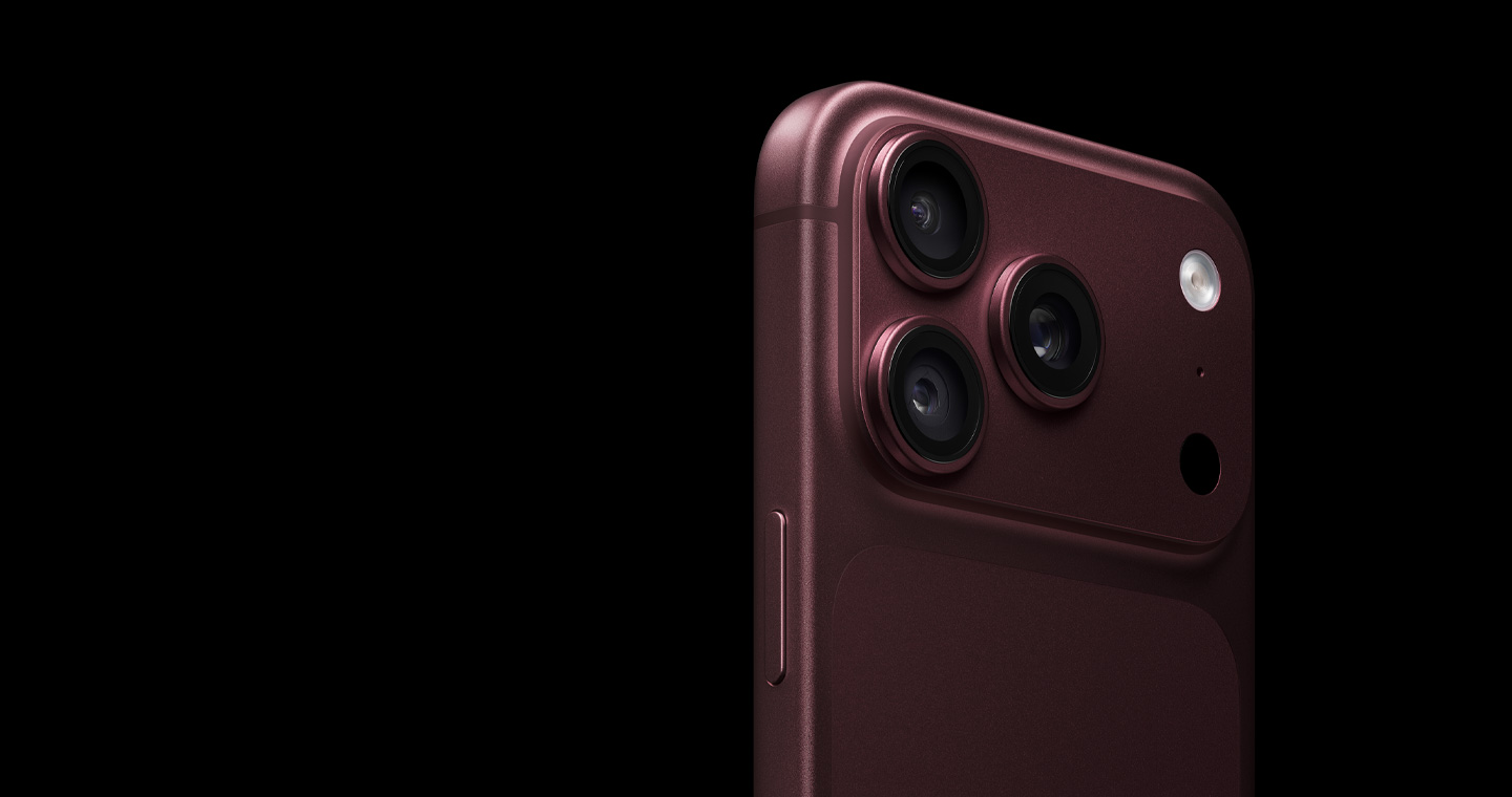 Apple 官方 iPhone 18 Pro 勃根地紅色機身細節